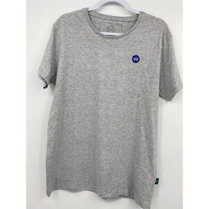 Kronstadt Mens Gray Short Sleeve T-shirt Top NEW Large
